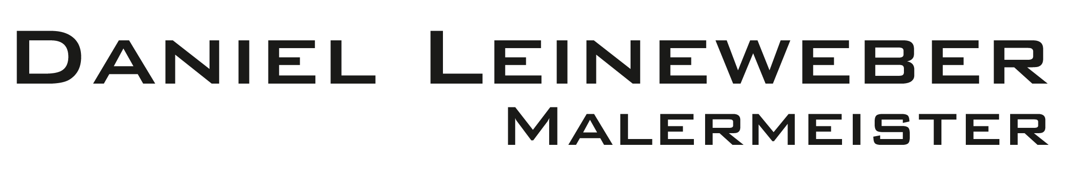Schriftzug Daniel Leineweber Malermeister